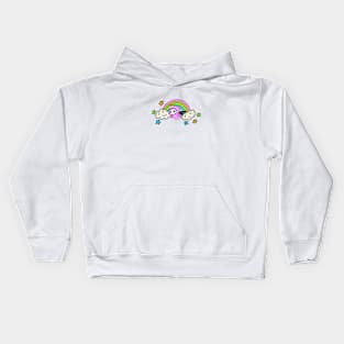 Pink death Kids Hoodie